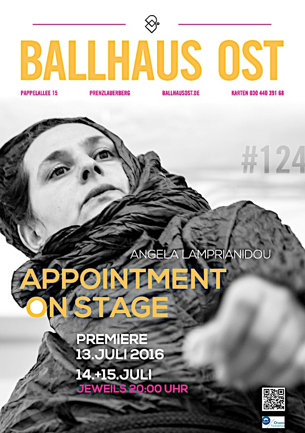 Appointment on stage had its Premiere 2016 at Ballhaus Ost in Berlin